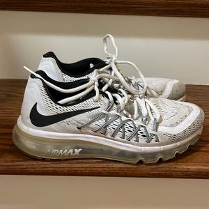 Nike white and black tennis shoes